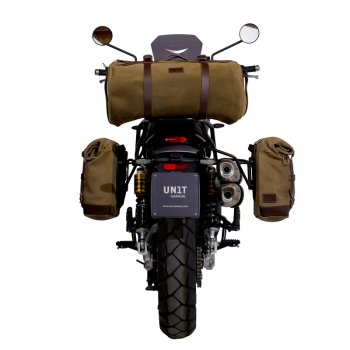 Borsa laterale in Crosta di Cuoio 10L-14L + Telaio Triumph Street Scrambler 900 (2026 in poi) DX