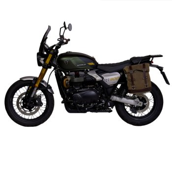 Borsa laterale in Crosta di Cuoio 10L-14L + Telaio Triumph Street Scrambler 900 (2026 in poi) SX