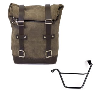 Borsa laterale in Crosta di Cuoio 10L-14L + Telaio Triumph Street Scrambler 900 (2026 in poi) SX