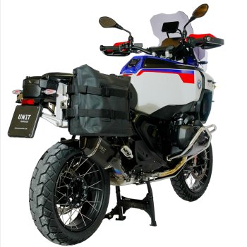 Borsa laterale Khali in TPU 35L - 45L + Piastra in Alluminio destra BMW R1300GS ADV