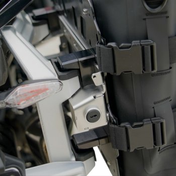 Borsa laterale Khali in TPU 35L - 45L + Piastra in Alluminio destra BMW R1300GS ADV