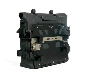 Borsa laterale Khali in TPU 35L - 45L + Piastra in Alluminio sinistra BMW R1300GS ADV