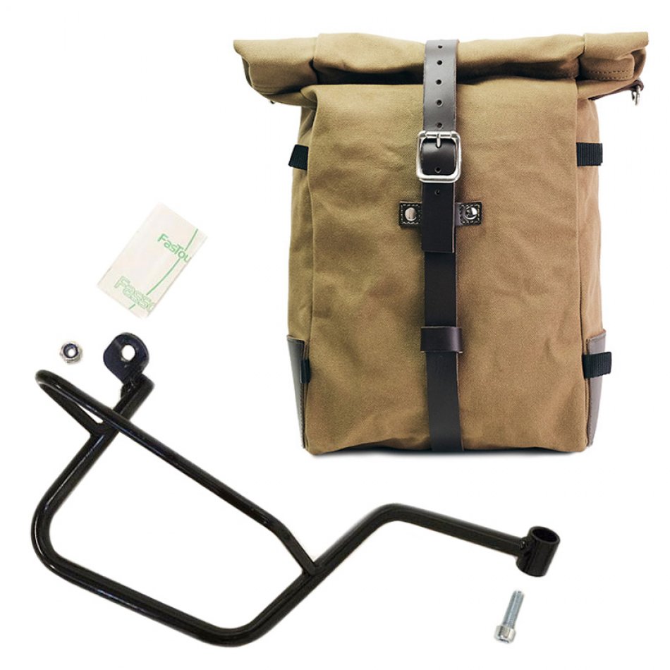 Borsa laterale Pure in Canvas + Telaio Moto Guzzi V7 DX