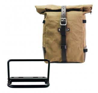 Borsa laterale Pure in Canvas + Telaio Royal Enfield Bear 650