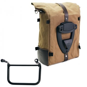 Borsa laterale Pure in Canvas + Telaio Royal Enfield Guerrilla 450 DX