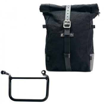 Borsa laterale Pure in Canvas + Telaio Royal Enfield Guerrilla 450 DX