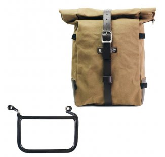 Borsa laterale Pure in Canvas + Telaio Royal Enfield Himalayan 450 (2024 in poi) DX