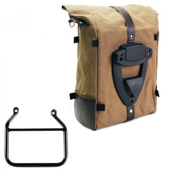 Borsa laterale Pure in Canvas + Telaio Triumph Scrambler 400 X DX (Solo compatibile con nostro scarico basso codice:4206Low)