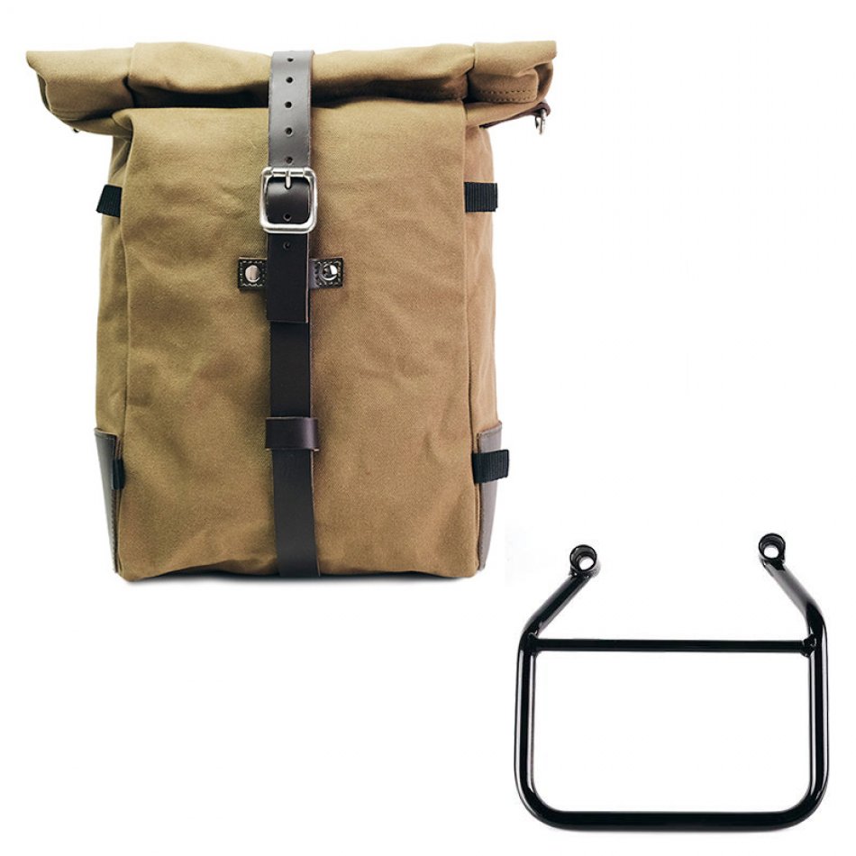 Borsa laterale Pure in Canvas + Telaio Triumph Scrambler 400 X SX