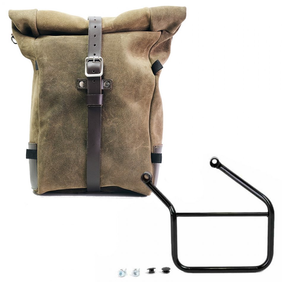 Borsa laterale Pure in Crosta di Cuoio + Telaio Honda CL SX