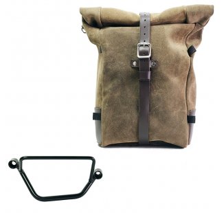 Borsa laterale Pure in Crosta di Cuoio + Telaio Honda GB350S DX
