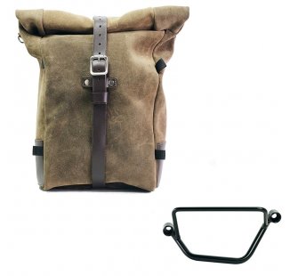 Borsa laterale Pure in Crosta di Cuoio + Telaio Honda GB350S SX