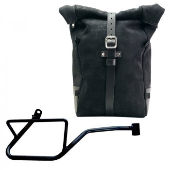 Borsa laterale Pure in Crosta di Cuoio + Telaio Moto Guzzi V7 EURO5 DX