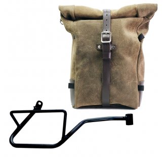 Borsa laterale Pure in Crosta di Cuoio + Telaio Moto Guzzi V7 EURO5 DX