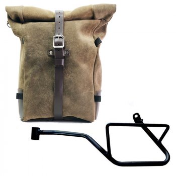 Borsa laterale Pure in Crosta di Cuoio  + Telaio Moto Guzzi V7 EURO5 SX