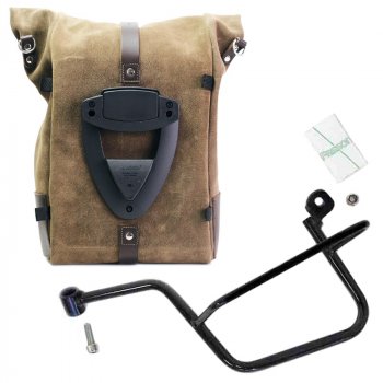 Borsa laterale Pure in Crosta di Cuoio + Telaio Moto Guzzi V7 SX