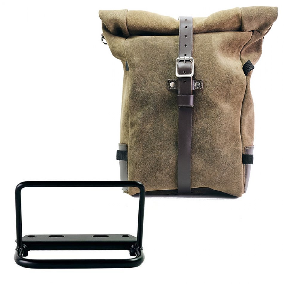 Borsa laterale Pure in Crosta di Cuoio  + Telaio Royal Enfield Bear 650