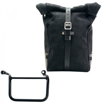 Borsa laterale Pure in Crosta di Cuoio + Telaio Royal Enfield Guerrilla 450 DX