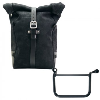 Borsa laterale Pure in Crosta di Cuoio + Telaio Royal Enfield Guerrilla 450 SX