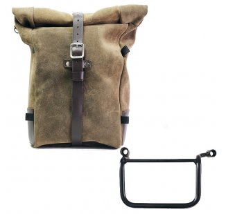 Borsa laterale Pure in Crosta di Cuoio  + Telaio Royal Enfield Himalayan 450 (2024 in poi) SX