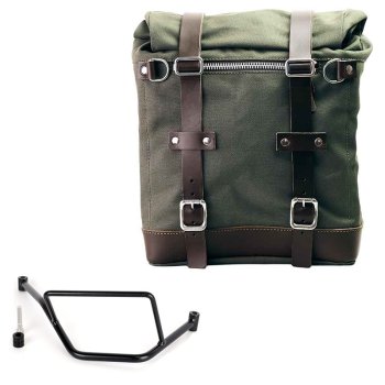 Borsa laterale Scram in Canvas 22L-30L + Telaio BMW F450GS DX