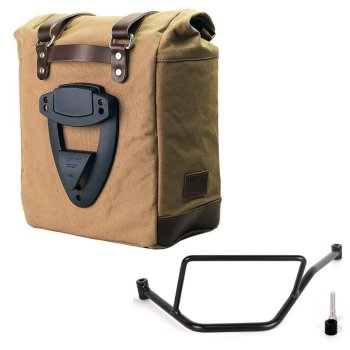 Borsa laterale Scram in Canvas 22L-30L + Telaio BMW F450GS SX