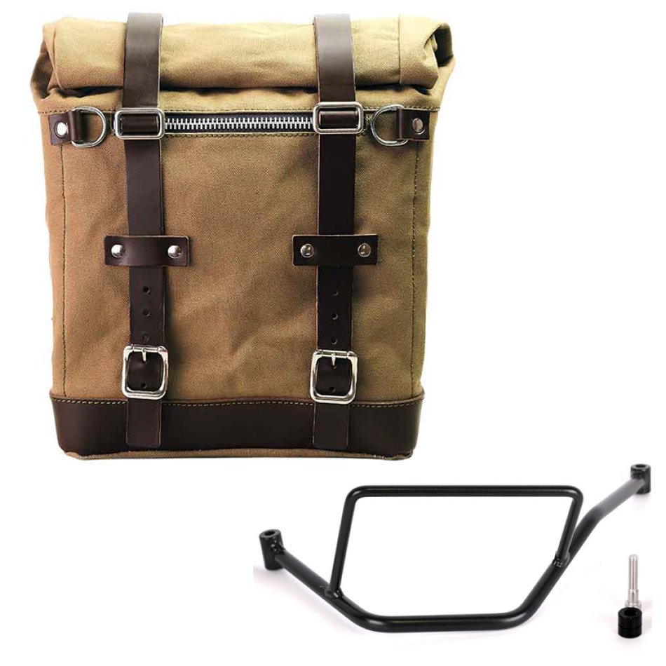 Borsa laterale Scram in Canvas 22L-30L + Telaio BMW F450GS SX