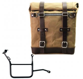 Borsa laterale Scram in Canvas 22L-30L + Telaio BMW F900GS DX