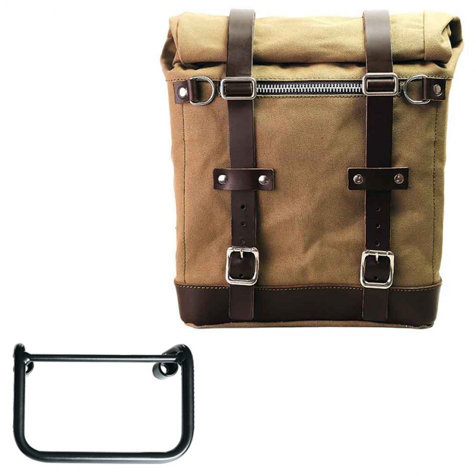 Borsa laterale Scram in Canvas 22L-30L + Telaio BMW R12 DX