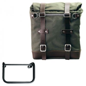 Borsa laterale Scram in Canvas 22L-30L + Telaio BMW R12 DX