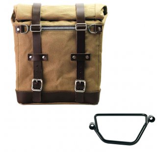 Borsa laterale Scram in Canvas 22L-30L + Telaio Honda GB350S SX