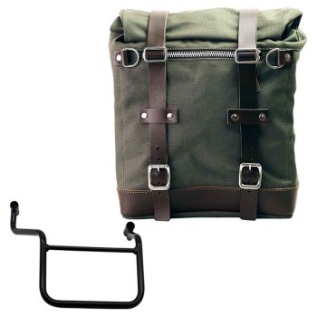 Borsa laterale Scram in Canvas 22L-30L + Telaio Honda Transalp 750 (2023 in poi) DX
