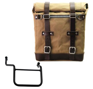 Borsa laterale Scram in Canvas 22L-30L + Telaio Honda Transalp 750 (2023 in poi) DX