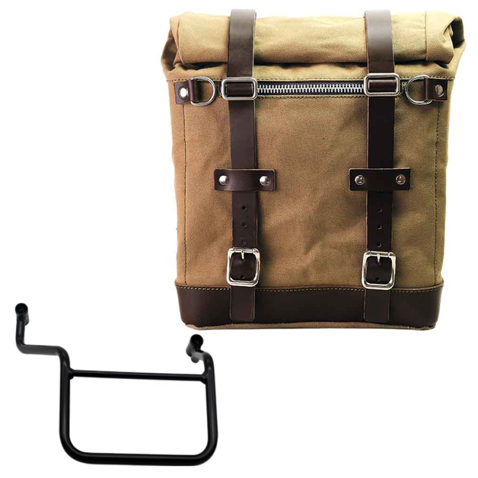 Borsa laterale Scram in Canvas 22L-30L + Telaio Honda Transalp 750 (2023 in poi) DX