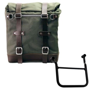 Borsa laterale Scram in Canvas 22L-30L + Telaio Honda Transalp 750 (2023 in poi) SX