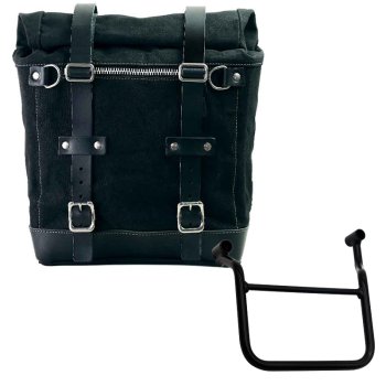 Borsa laterale Scram in Canvas 22L-30L + Telaio Honda Transalp 750 (2023 in poi) SX