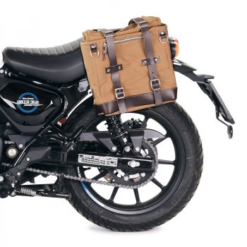 Borsa laterale Scram in Canvas 22L-30L + Telaio Royal Enfield Hunter 350 SX