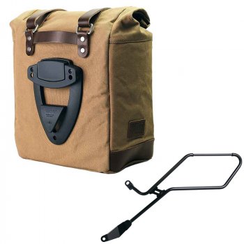 Borsa laterale Scram in Canvas 22L-30L + Telaio Triumph Bonneville Bobber SX
