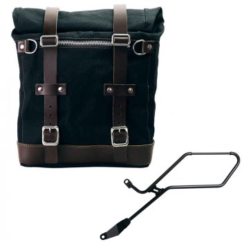 Borsa laterale Scram in Canvas 22L-30L + Telaio Triumph Bonneville Bobber SX