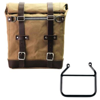 Borsa laterale Scram in Canvas 22L-30L + Telaio Triumph Speed 400 & Scrambler 400 X SX