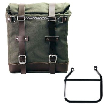 Borsa laterale Scram in Canvas 22L-30L + Telaio Triumph Speed 400 & Scrambler 400 X SX