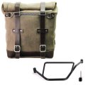 Borsa laterale Scram in Crosta di Cuoio 22L-30L + Telaio BMW F450GS SX