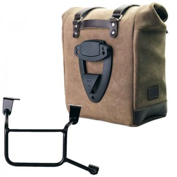 Borsa laterale Scram in Crosta di Cuoio 22L-30L + Telaio Honda CRF1100L Africa Twin & Adventure Sports (2024 in poi) DX