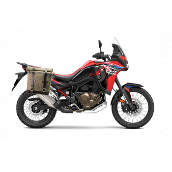 Borsa laterale Scram in Crosta di Cuoio 22L-30L + Telaio Honda CRF1100L Africa Twin & Adventure Sports (2024 in poi) DX