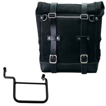 Borsa laterale Scram in Crosta di Cuoio 22L-30L + Telaio Honda Transalp 750 (2023 in poi) DX