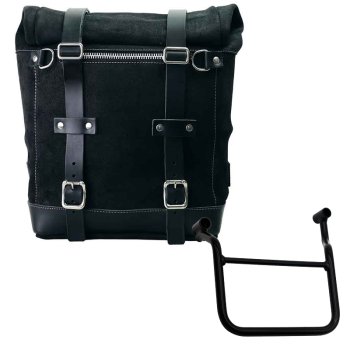 Borsa laterale Scram in Crosta di Cuoio 22L-30L + Telaio Honda Transalp 750 (2023 in poi) SX