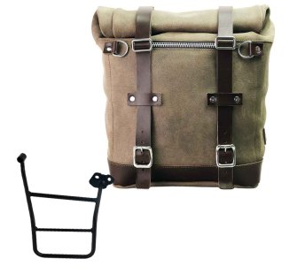 Borsa laterale Scram in Crosta di Cuoio 22L-30L + Telaio KTM 1290/1390 Super Adventure S-R DX