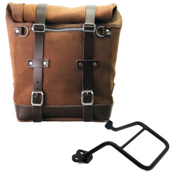 Borsa laterale Scram in Crosta di Cuoio 22L-30L + Telaio KTM 1290/1390 Super Adventure S-R SX