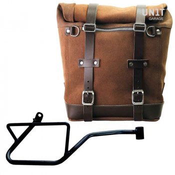 Borsa laterale Scram in Crosta di Cuoio 22L-30L + Telaio Moto Guzzi V7 EURO5 PLUS (2025 in poi) DX