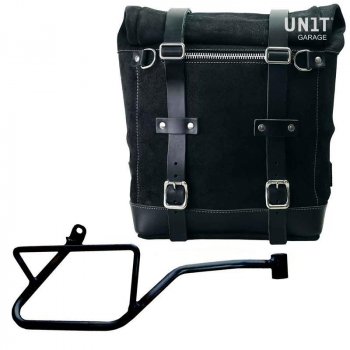 Borsa laterale Scram in Crosta di Cuoio 22L-30L + Telaio Moto Guzzi V7 EURO5 PLUS (2025 in poi) DX